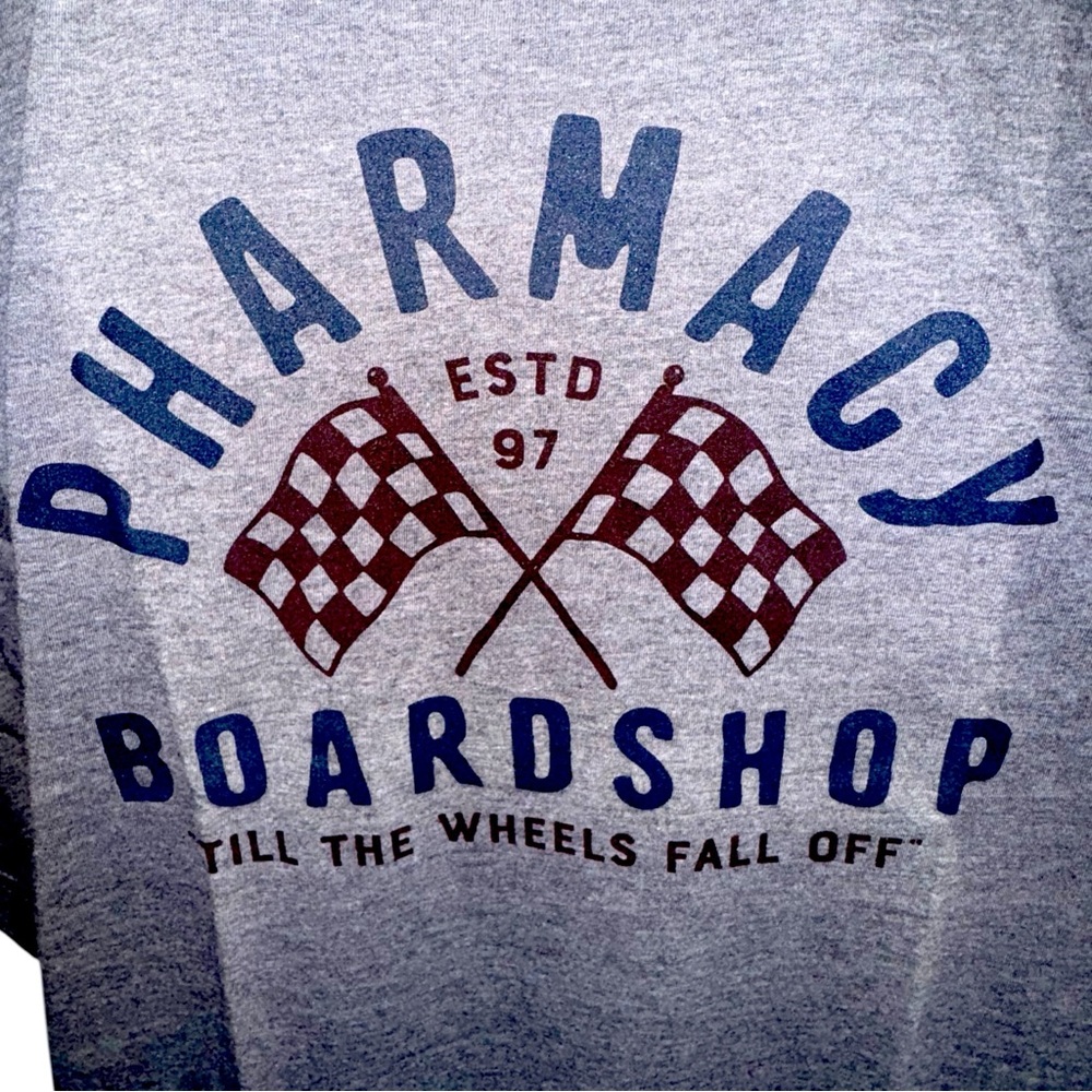 Pharmacy Boardshop Gray Short Sleeve Tee Shirt XXL